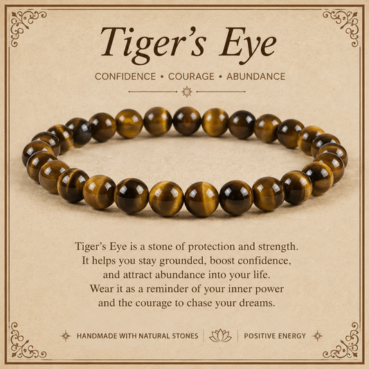 LunaPath brand - Tiger Eye Bracelet